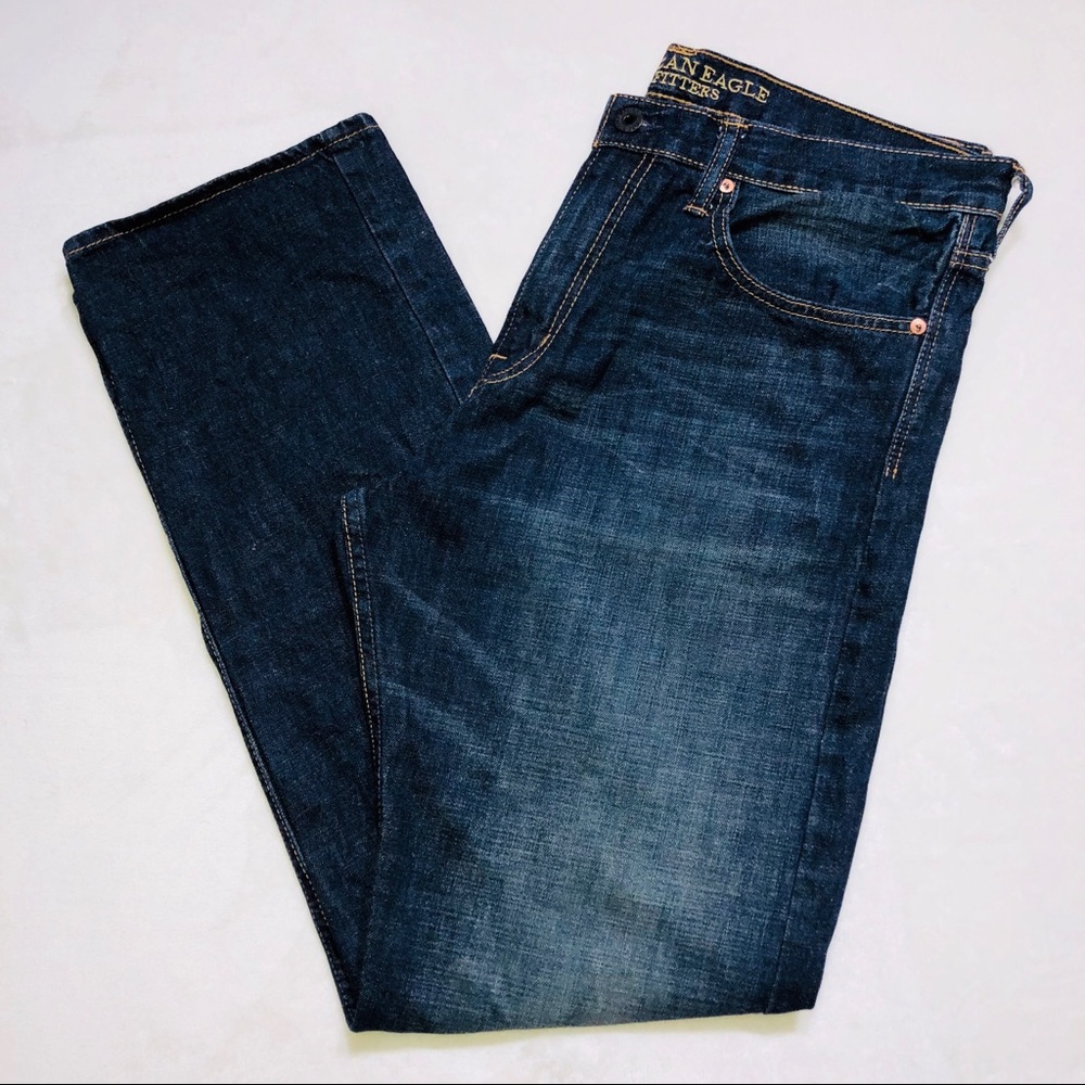 American Eagle Relaxed Straight Jeans 36x34